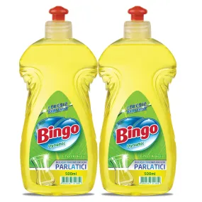2 x Bingo Dynamic Rinse Aid Lemon 500ml
