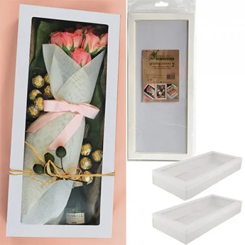 2pk Grazing Box - White
