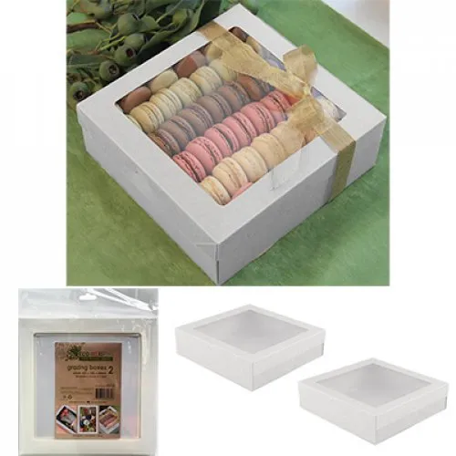 2pk Grazing Box - White
