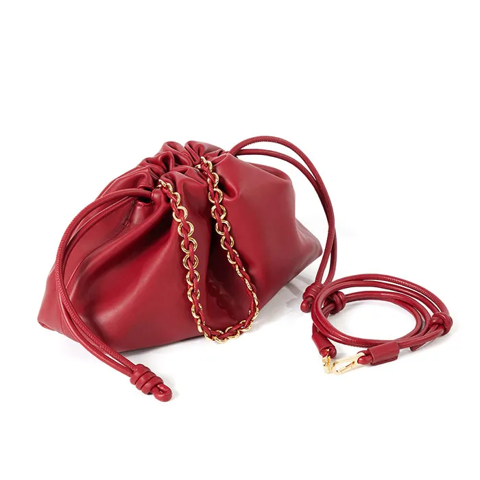 A-1636 Chain Shoulder Bag With Strap