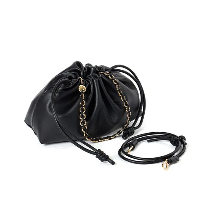 A-1636 Chain Shoulder Bag With Strap
