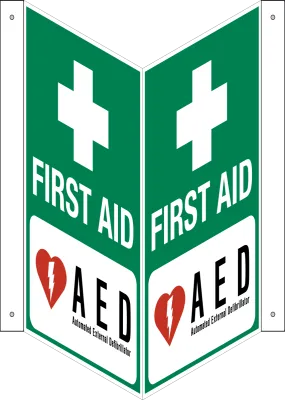 AED/First Aid Combo V-Shape