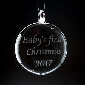 Baby's First Christmas Ornament