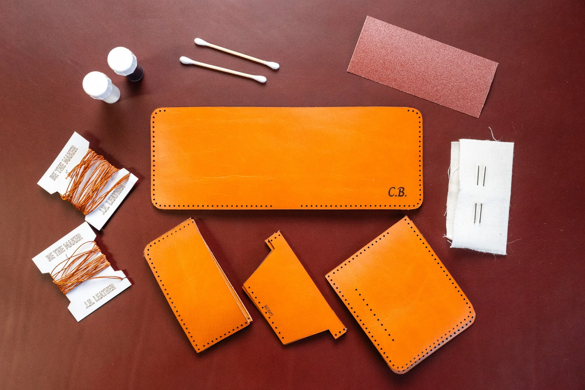 Be The Maker: Bifold Wallet Premium DIY Leathercraft Kit