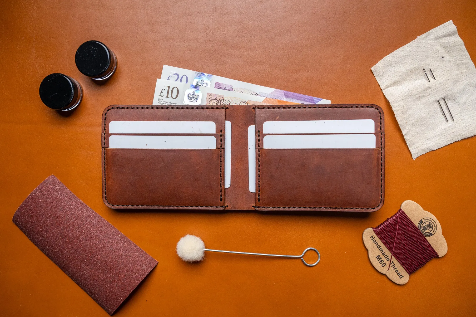 Be The Maker: Bifold Wallet Premium DIY Leathercraft Kit