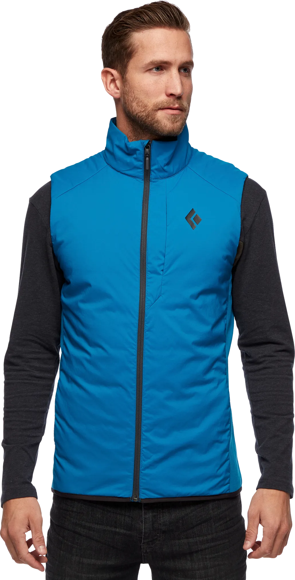 Black Diamond Men&#x27;s First Light Hybrid Vest Kingfisher | Buy Black Diamond Men&#x27;s First Light Hybrid Vest Kingfisher here | Outnorth
