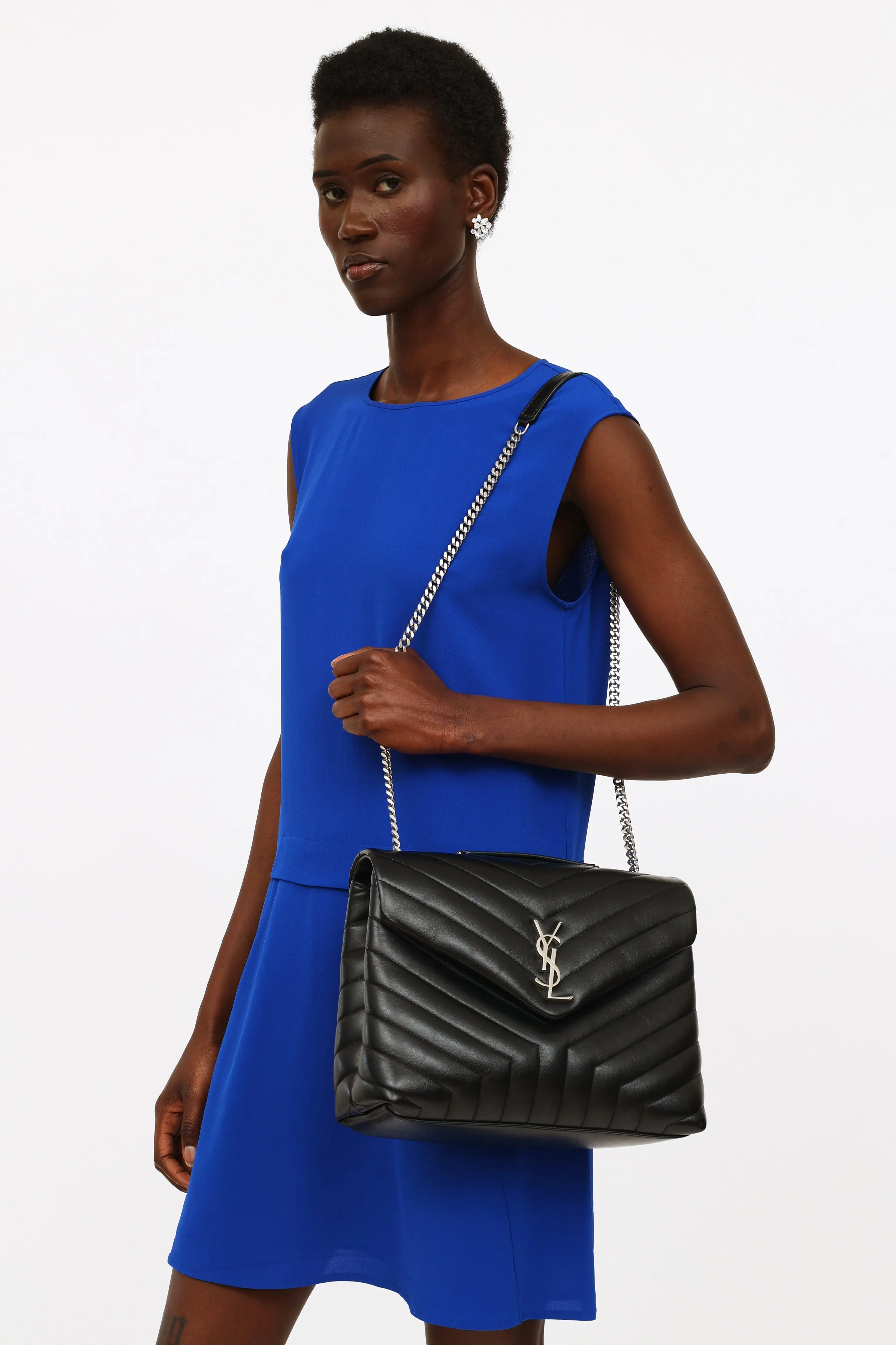 Black Loulou Chain Bag