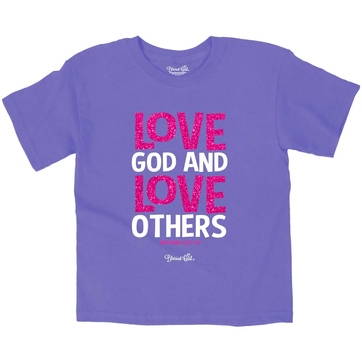 Blessed Girl Kids T-Shirt Love God