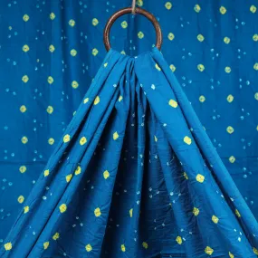 Blue - Kutch Tie-Dye Mul Cotton Bandhani Fabric 03