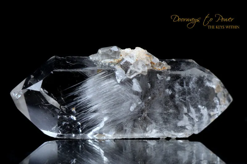 Brookite Manifestation Double Terminated Quartz Crystal