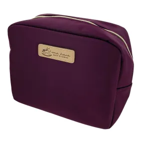 Burgundy Cube Cosmetic Bag