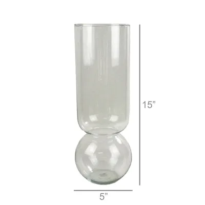 Clear Bulb Vase