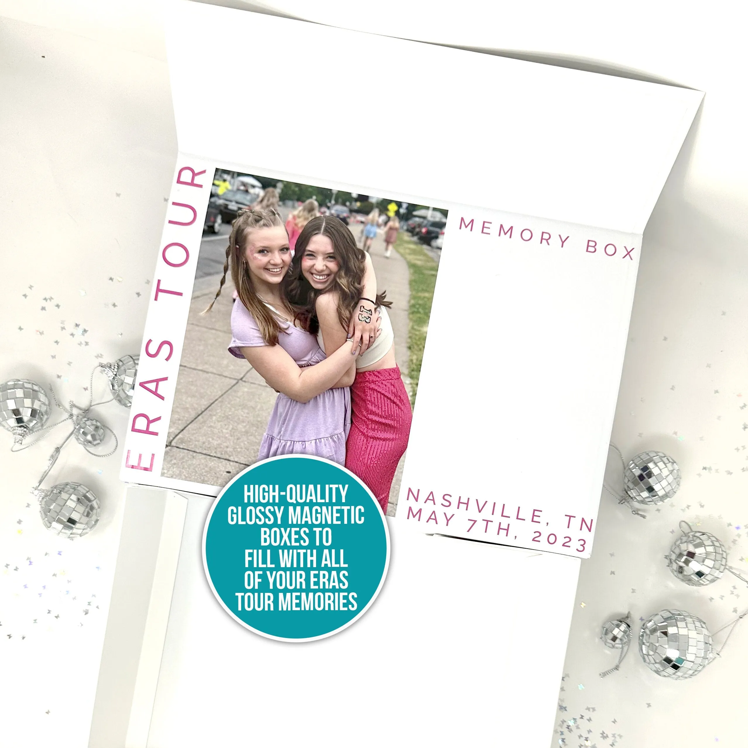concert souvenir boxes keep all your memories in one place fill eras tour taylor inspired concert memory box great gift for swifties