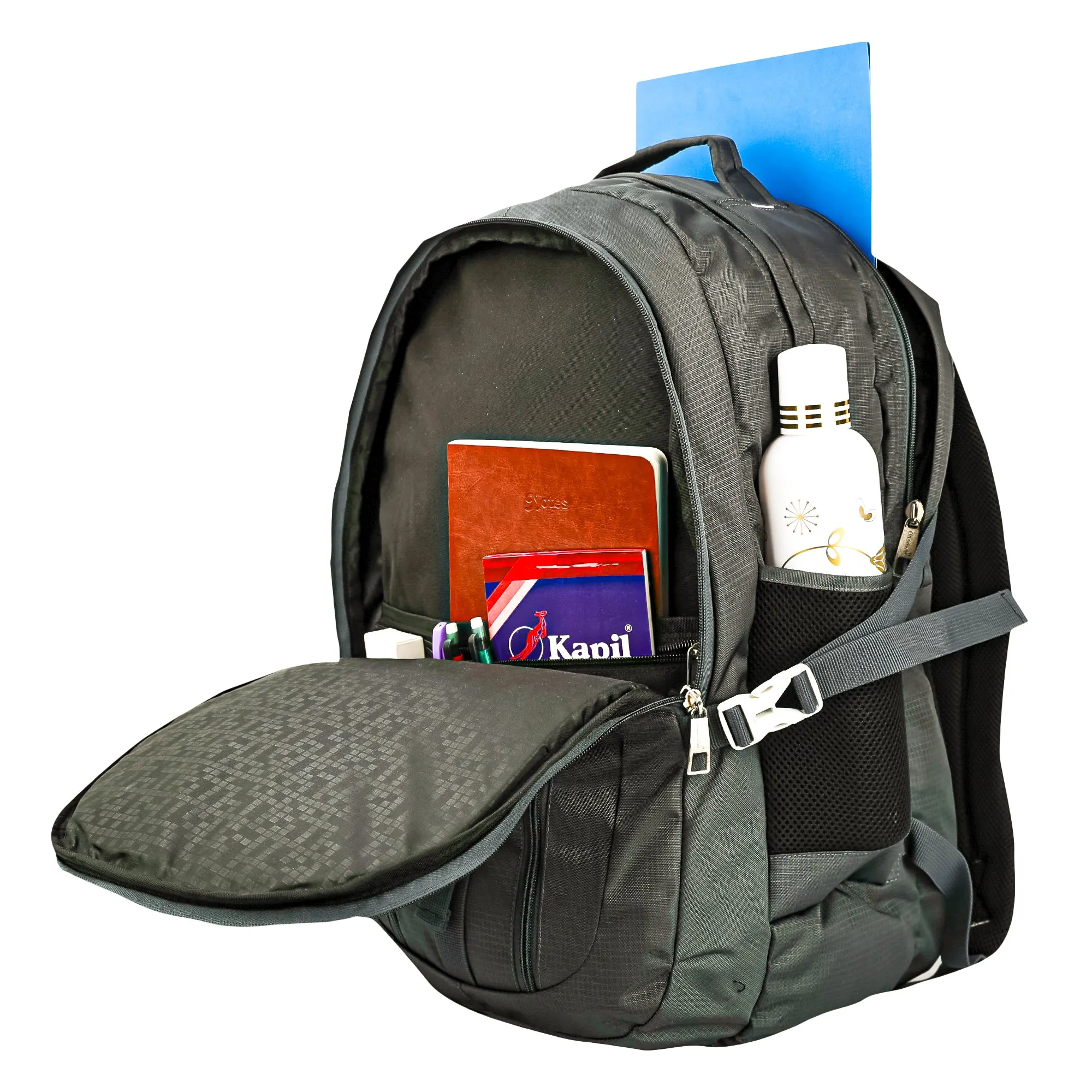 Dhariwal Modern Travel/College Backpack With Rain Cover 63L BP-214 With Rain Cover