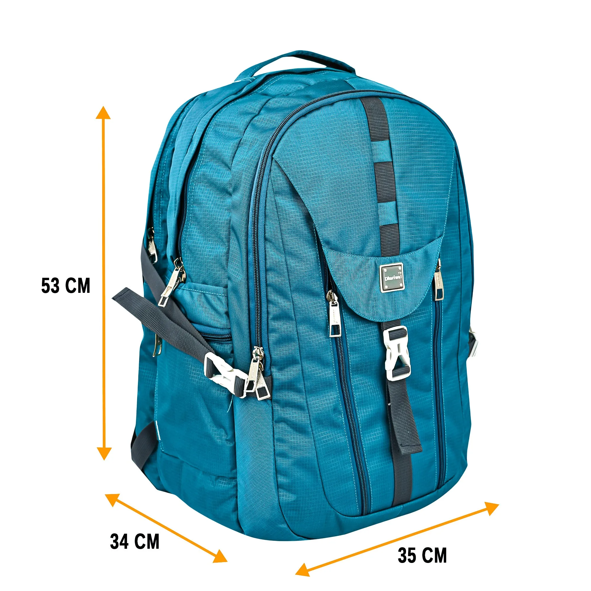 Dhariwal Modern Travel/College Backpack With Rain Cover 63L BP-214 With Rain Cover