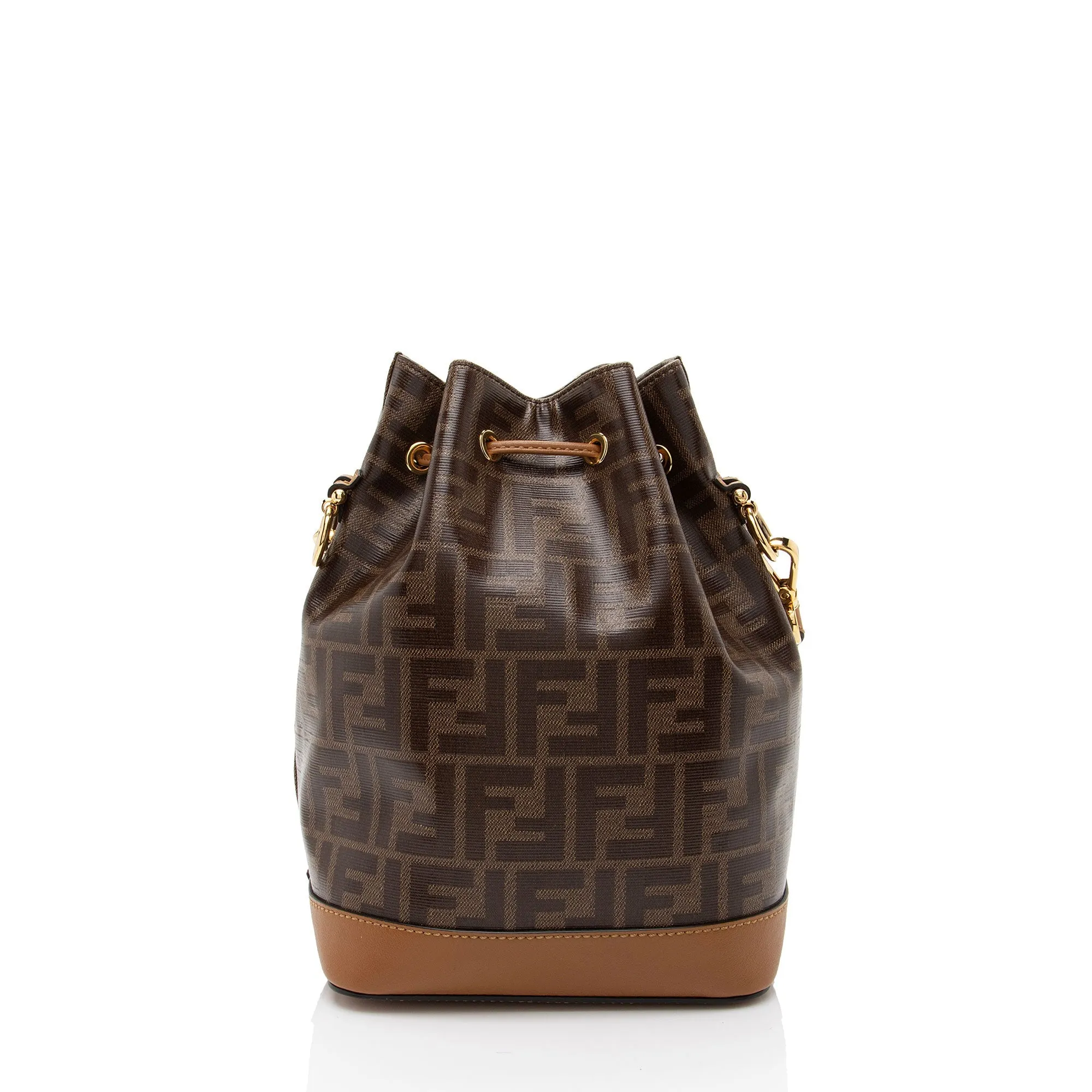 Fendi FF Spalmati Mon Tresor Grande Shoulder Bag