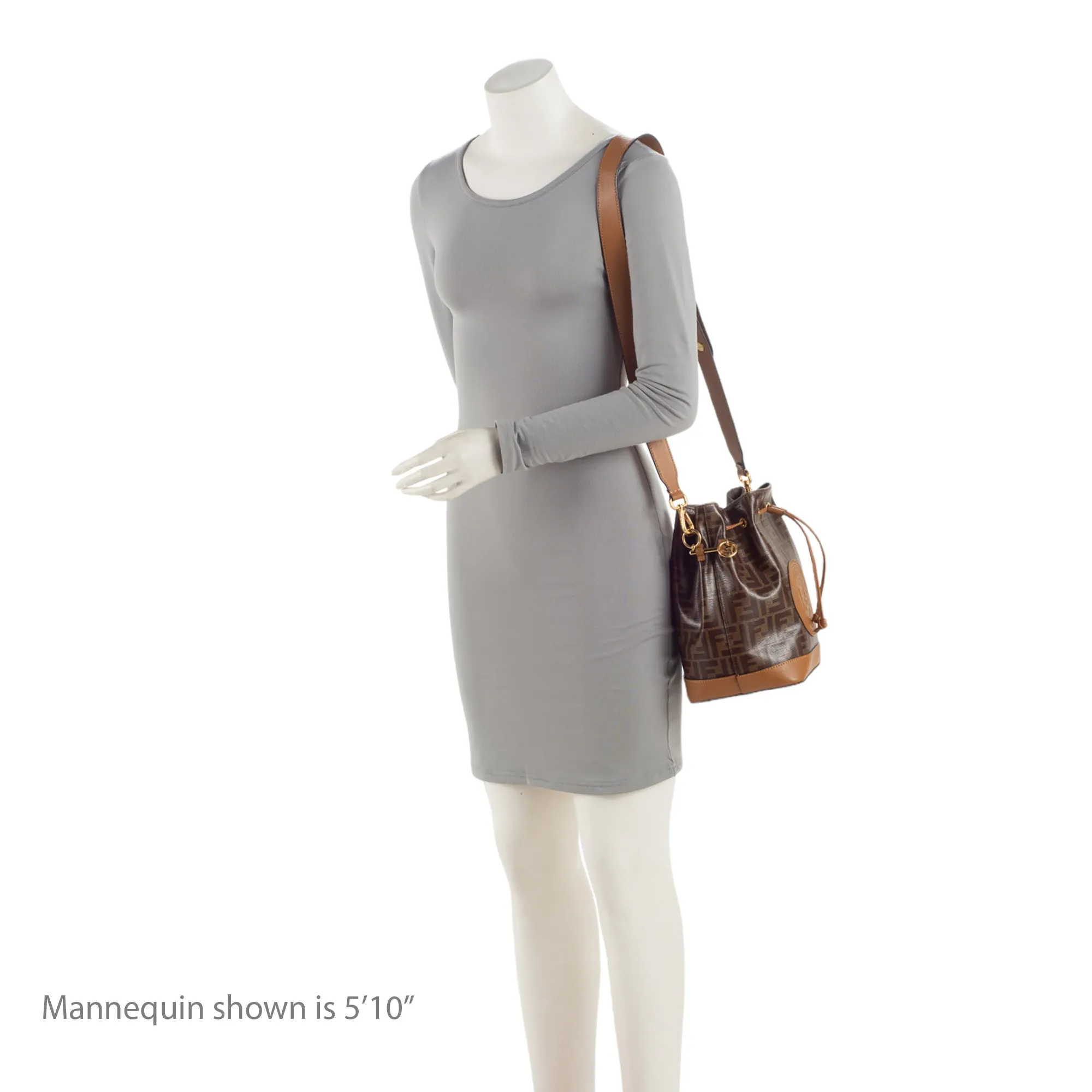 Fendi FF Spalmati Mon Tresor Grande Shoulder Bag