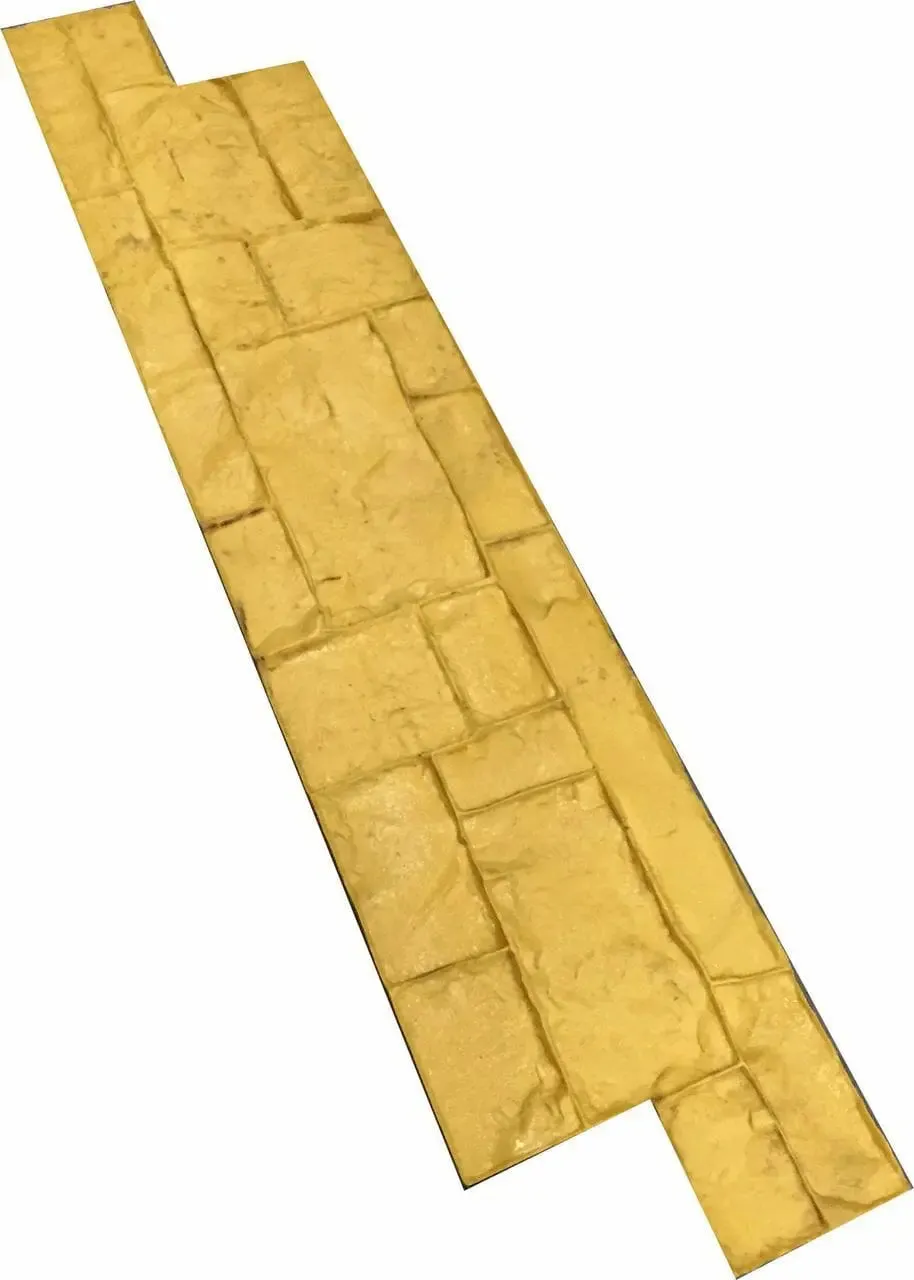 Firepit Concrete Liner Stamp - Fieldstone Stacked Majestic
