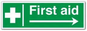 First aid - arrow right