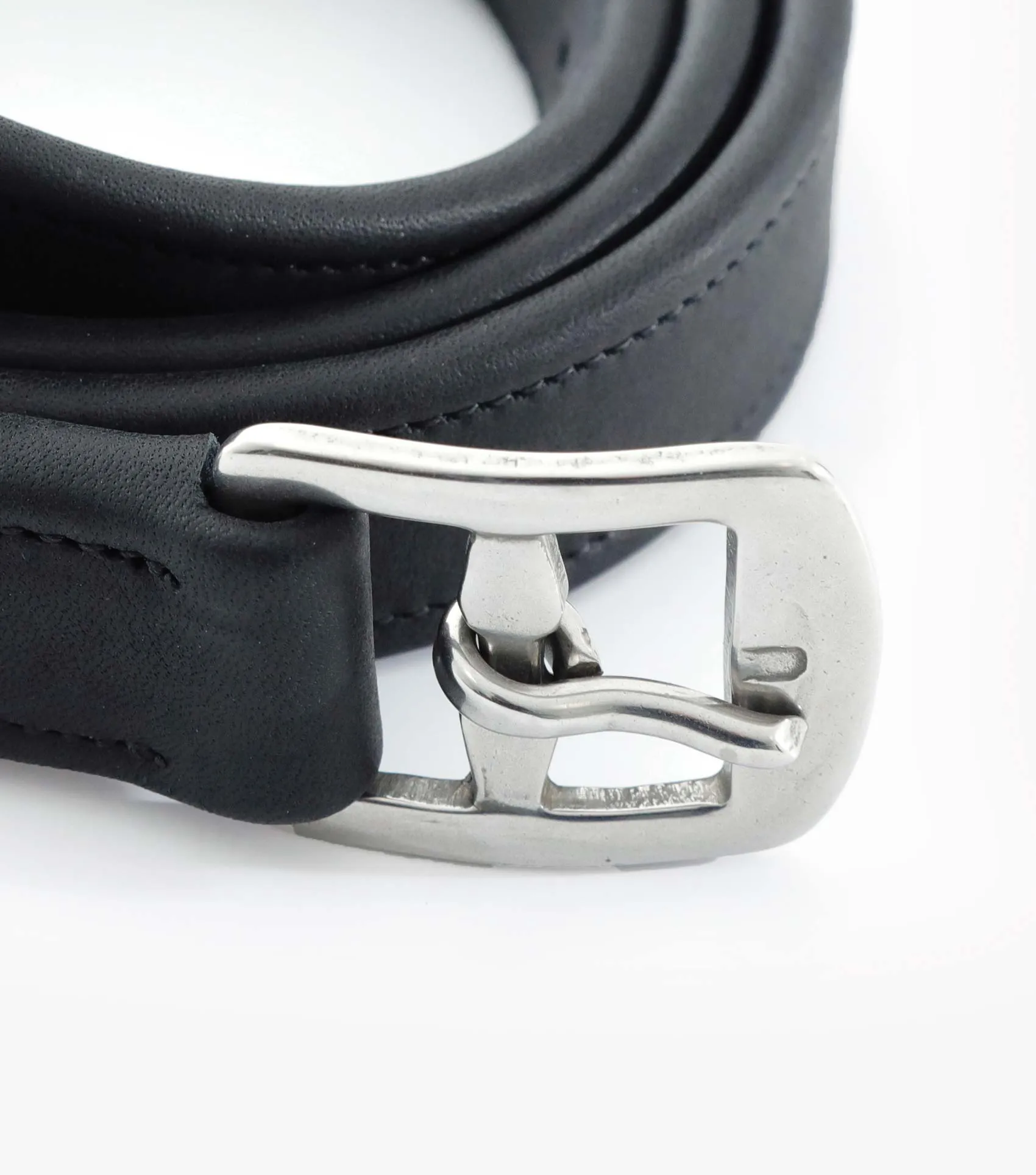 German Aniline Stirrup Leathers Black