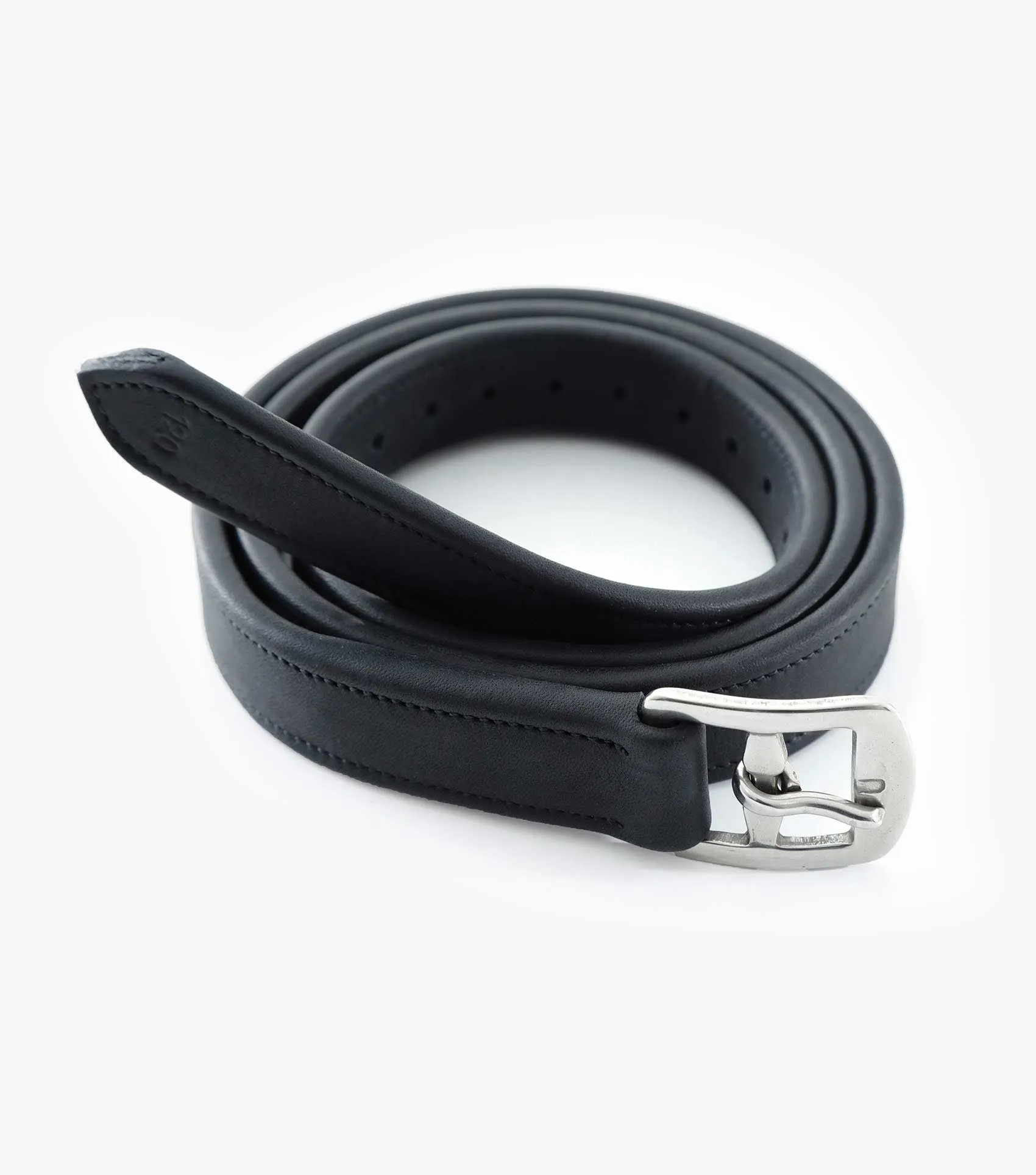 German Aniline Stirrup Leathers Black