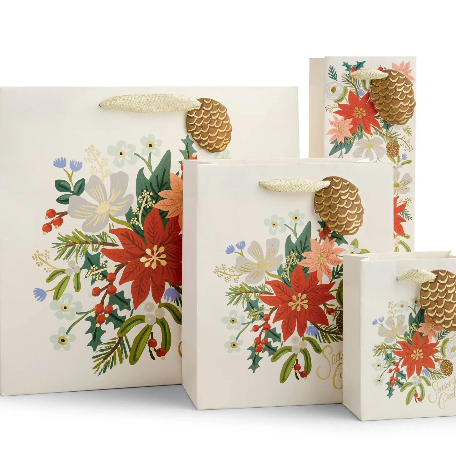 Holiday Bouquet Gift Bag - Small