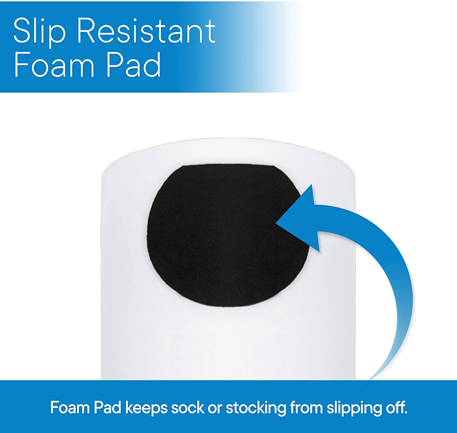 ITEM# 0023   RMS Deluxe Sock Aid - Socks Helper with Foam Handles (Watch Video)