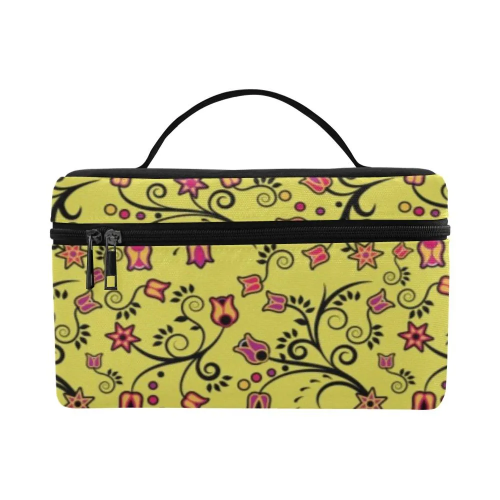 Key Lime Star Cosmetic Bag/Large