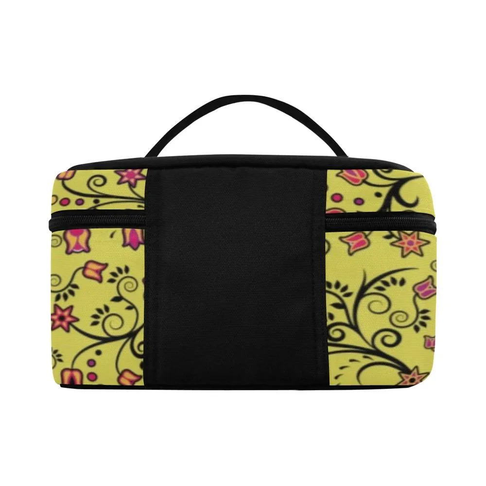 Key Lime Star Cosmetic Bag/Large