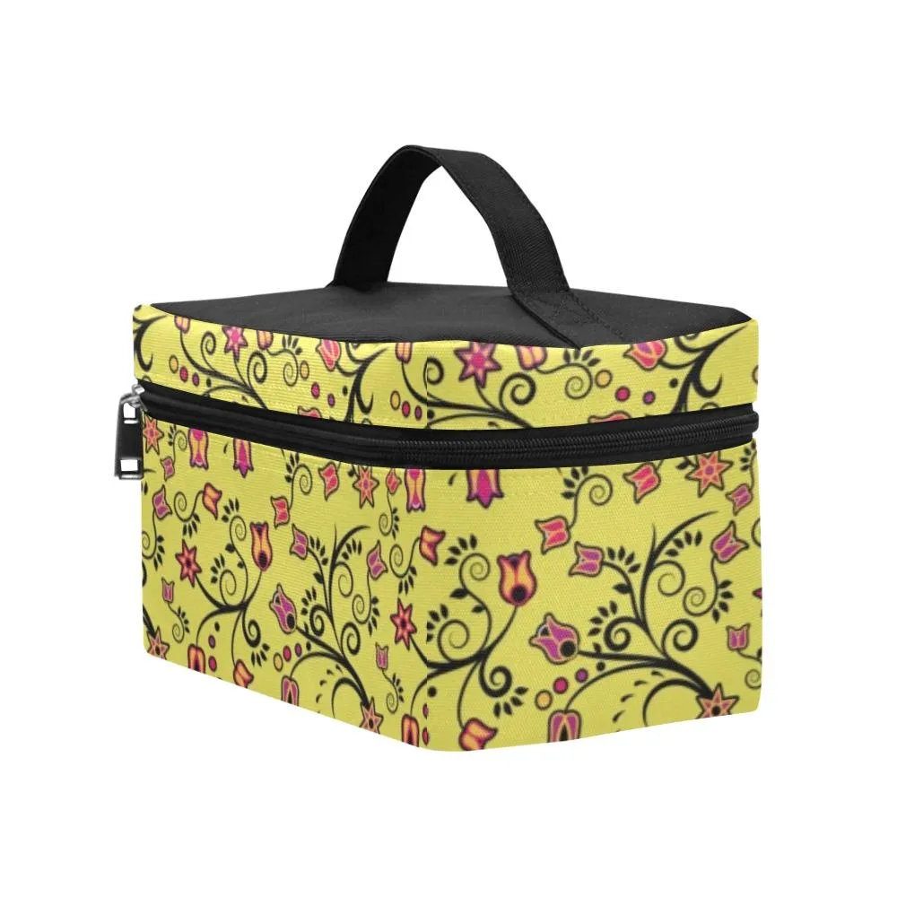 Key Lime Star Cosmetic Bag/Large