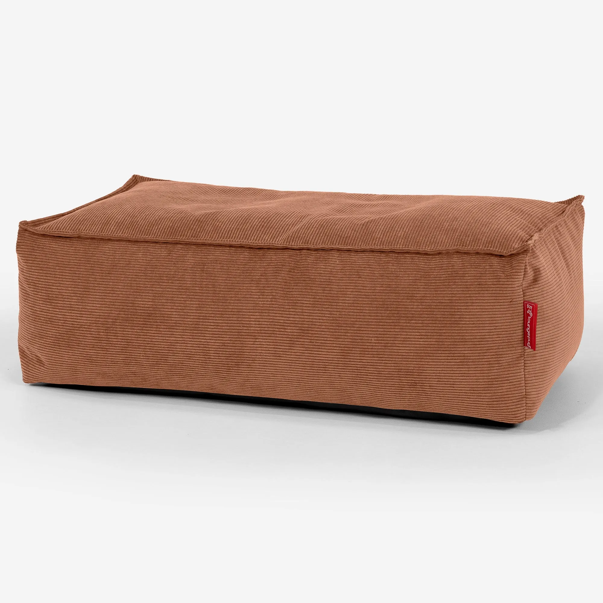 Large Footstool - Needlecord Amber