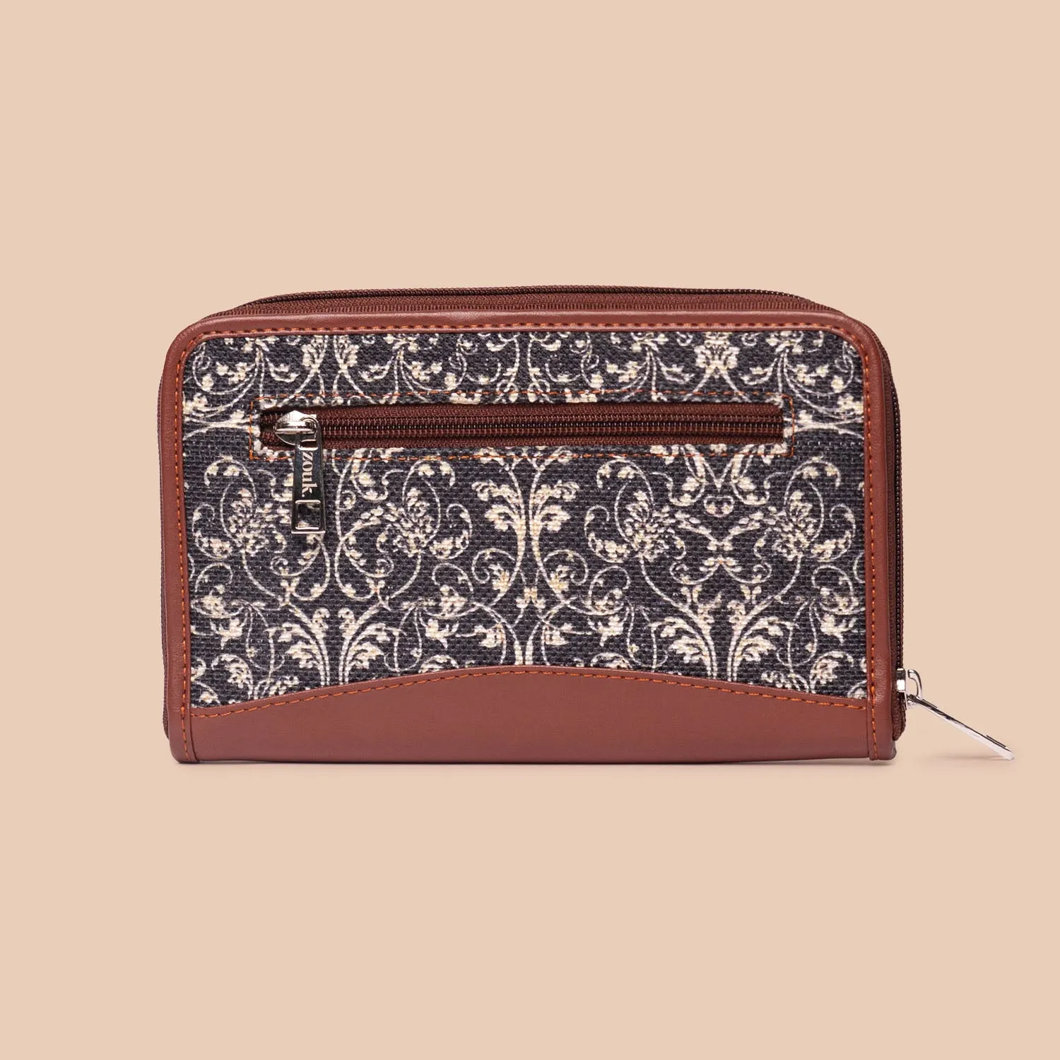 Lattice Lace - Women's Office Bag & Chain Wallet Combo