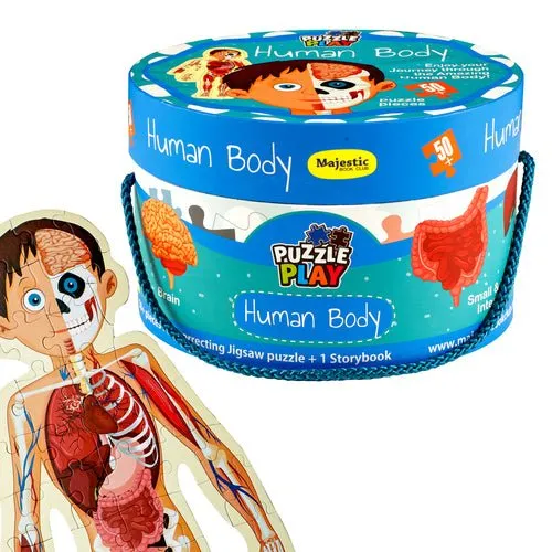 Majestic Book Club HUMAN BODY-PUZZLE