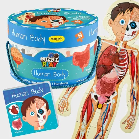 Majestic Book Club HUMAN BODY-PUZZLE