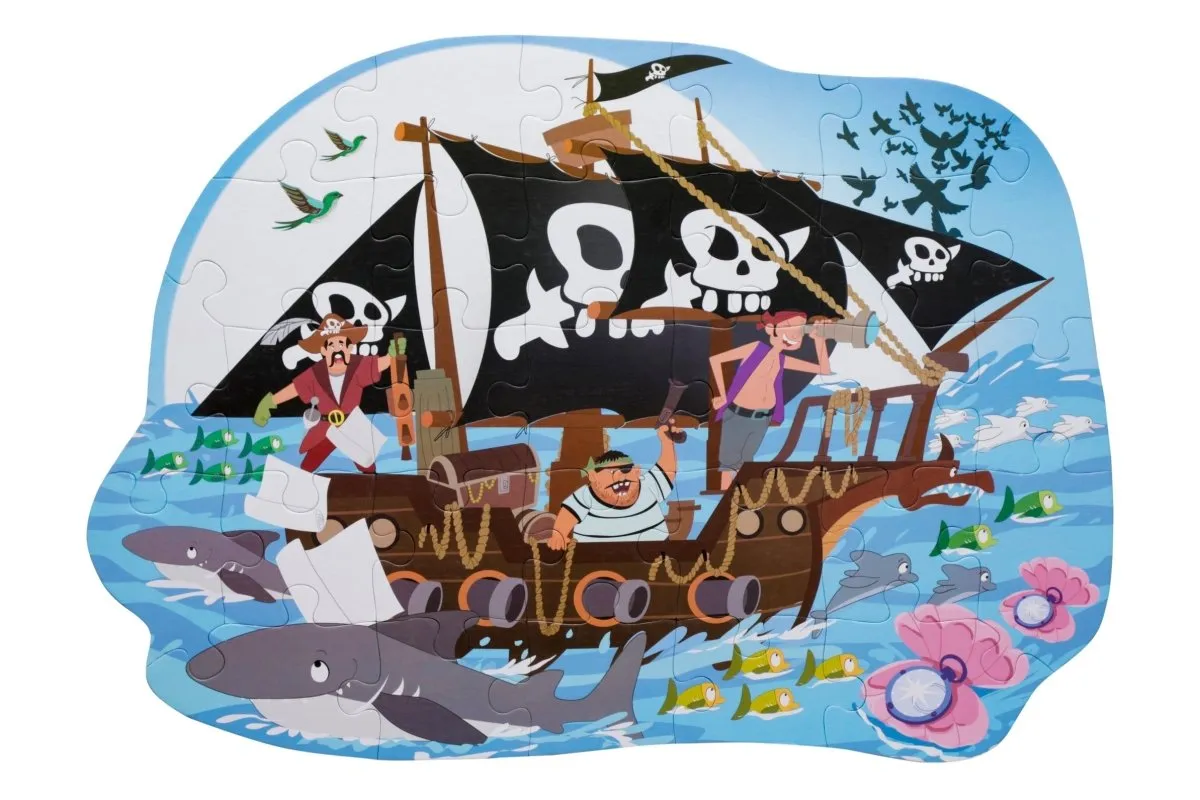 Majestic Book Club PLAYFUL PIRATES-PUZZLE PLAY