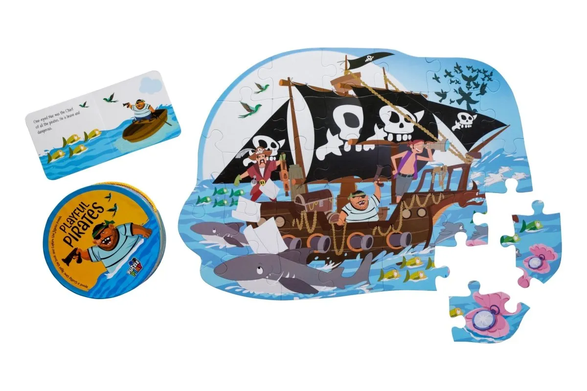 Majestic Book Club PLAYFUL PIRATES-PUZZLE PLAY