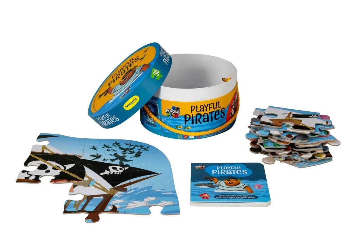 Majestic Book Club PLAYFUL PIRATES-PUZZLE PLAY