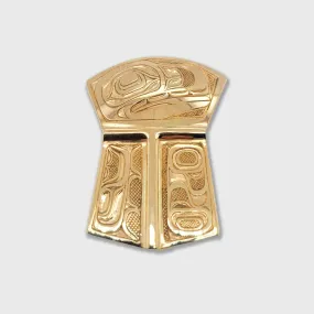 Medium Orca Copper Shaped Pendant