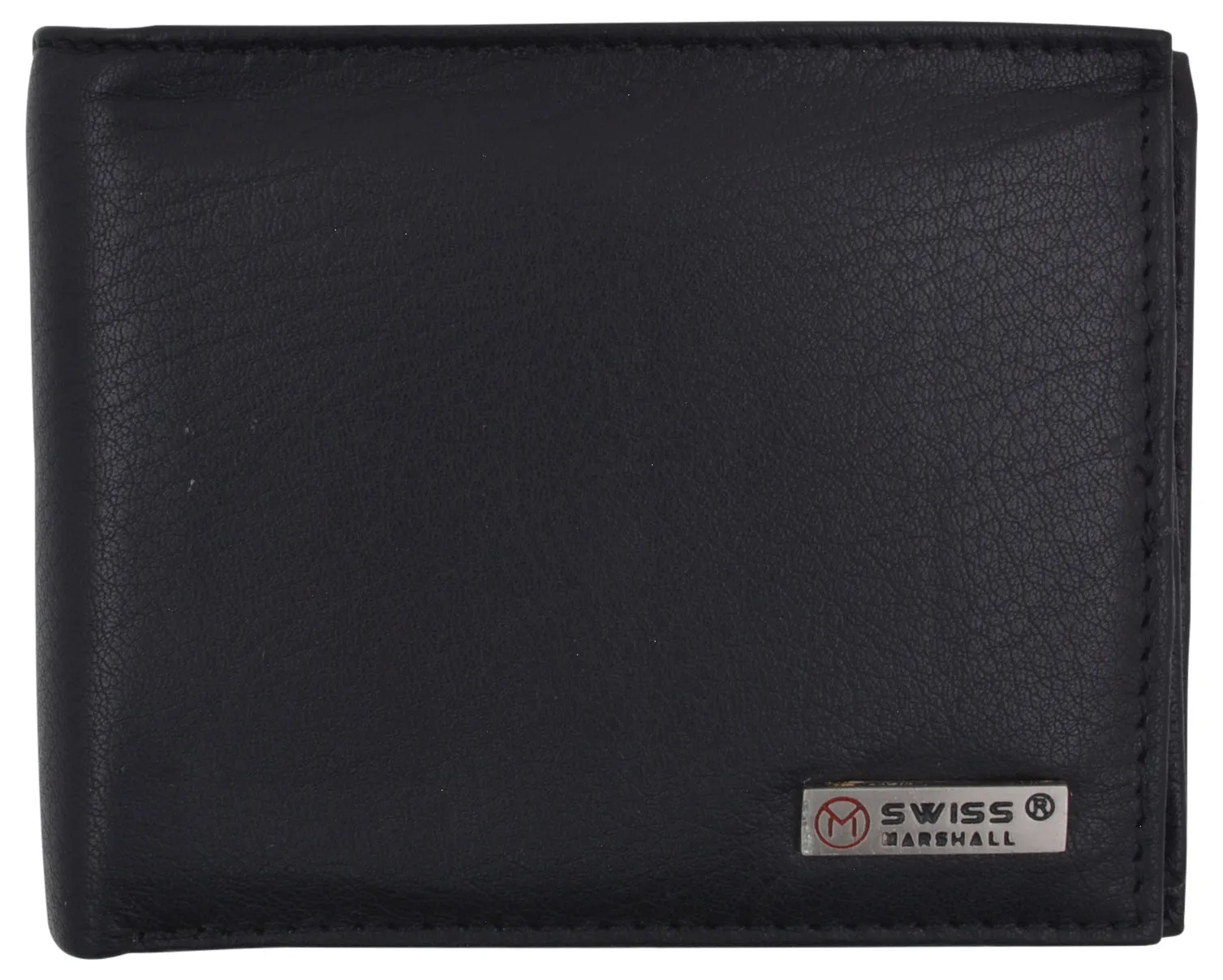 Men's RFID Security Blocking Premium Leather Extra Capacity Card ID Bifold Wallet