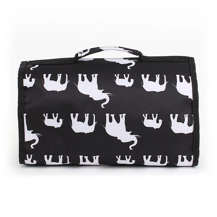 NCB25-E Elephant Roll Up Cosmetic Bag