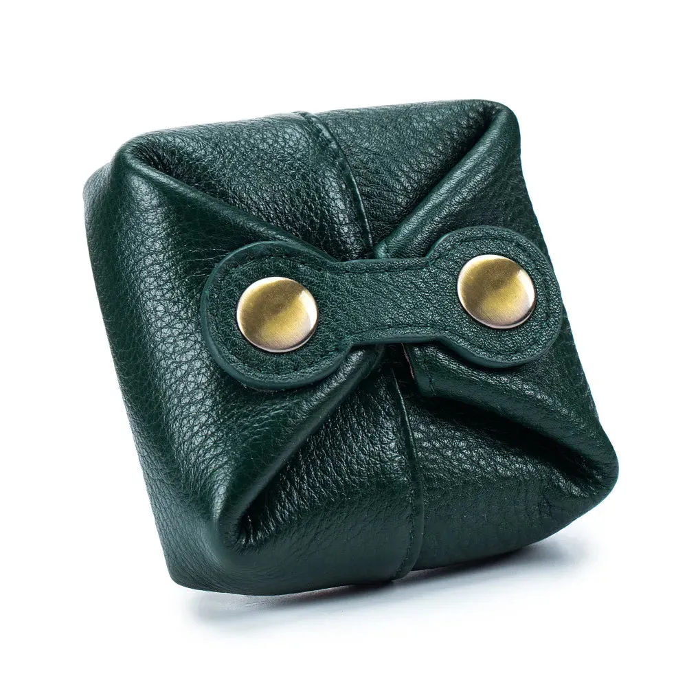 New Real Leather Women Cosmetic Bag