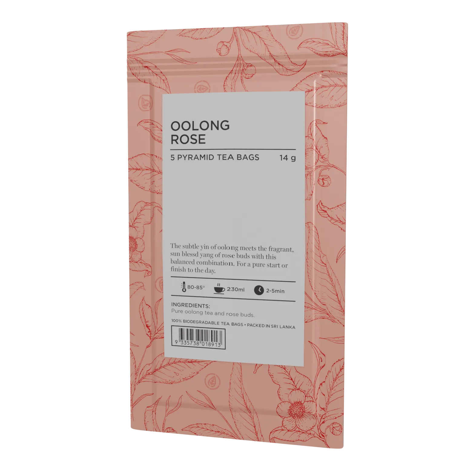 Oolong Rose Pyramid Tea Bags