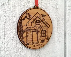 Our NEW Home Ornament New House Ornament Personalized Christmas Ornament Personalized Housewarming Gift Home Sweet Home House Ornament