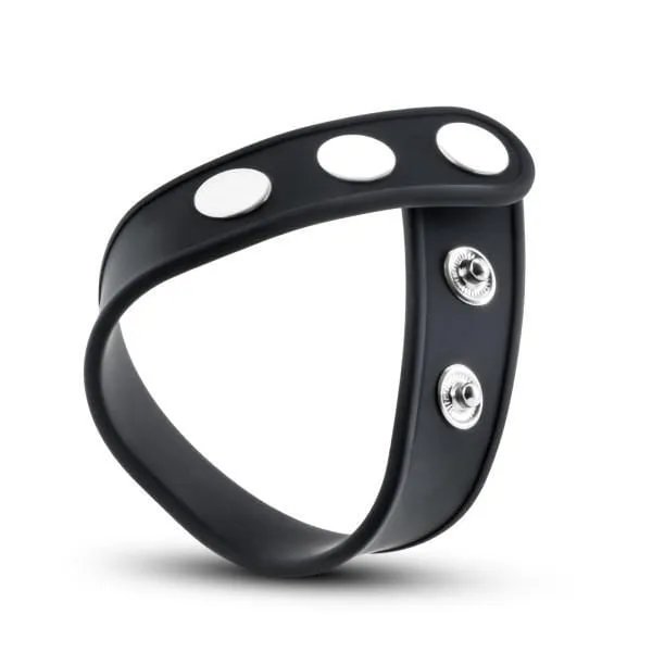 Performance VS5 Silicone 3 Snap Cock Strap - Black