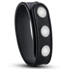 Performance VS5 Silicone 3 Snap Cock Strap - Black