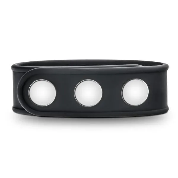 Performance VS5 Silicone 3 Snap Cock Strap - Black