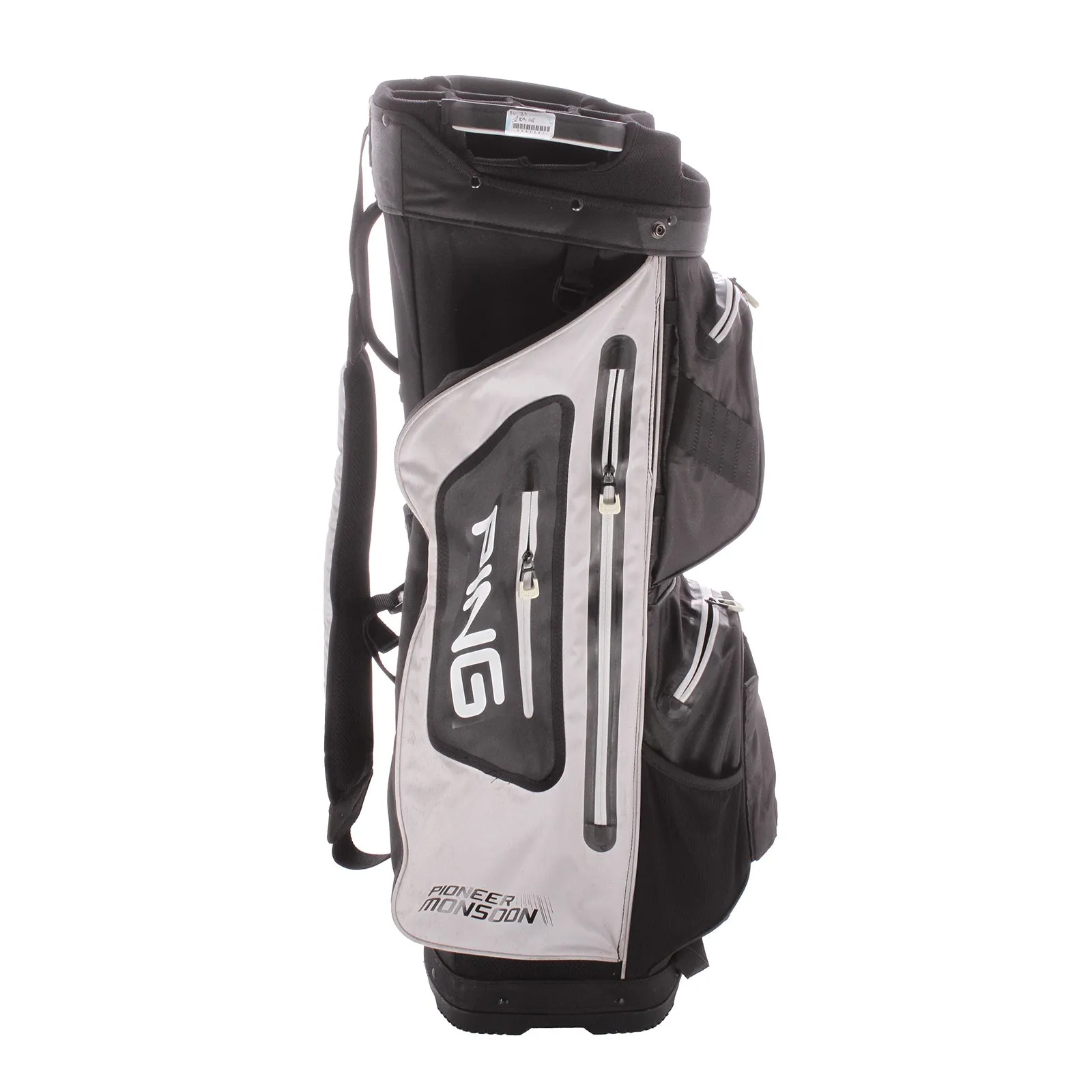 Ping Second Hand Cart Bag - Black/Silver
