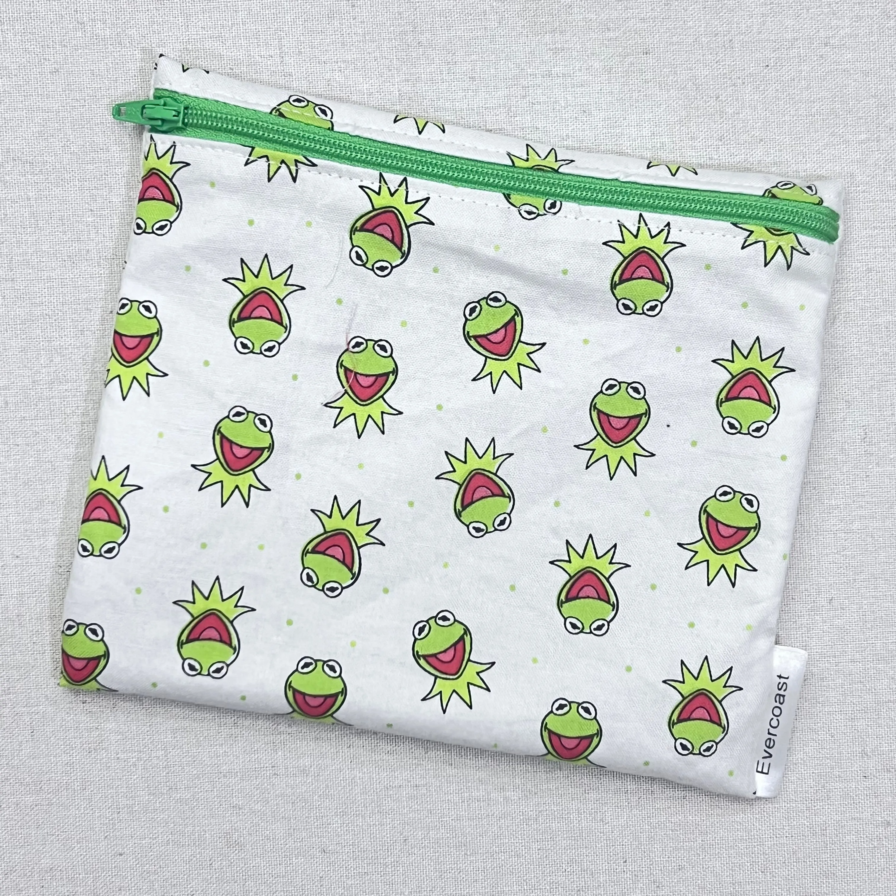 Puppet Frog Reusable Sandwich Bag
