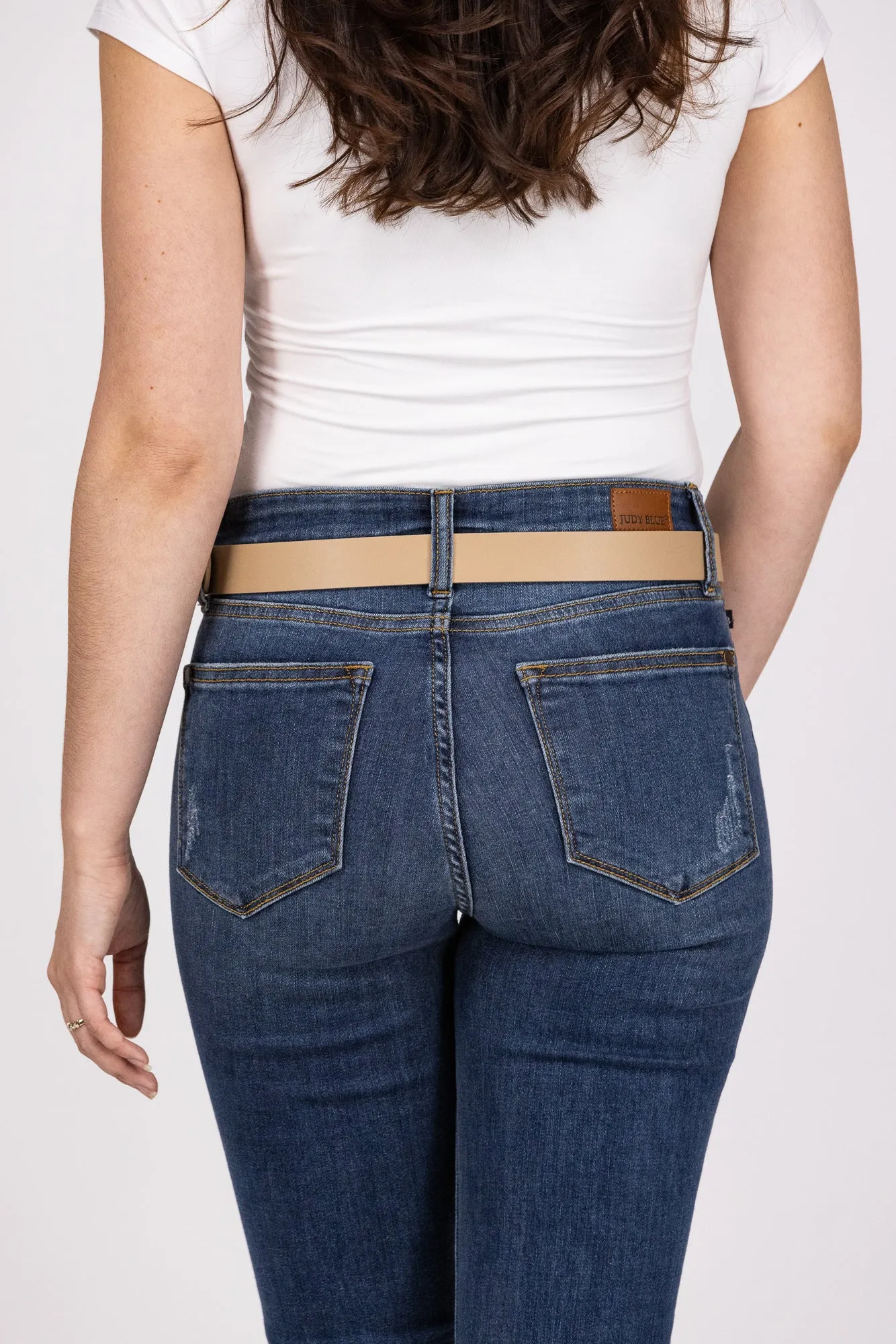 Radiant Elegance Color Buckle Belt