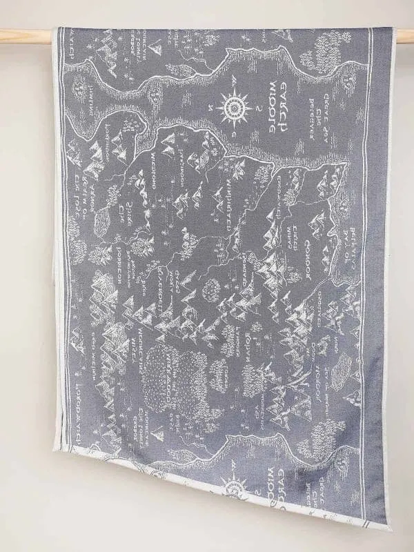 Realm of Middle-earth™ Ink Woven Wrap by Oscha